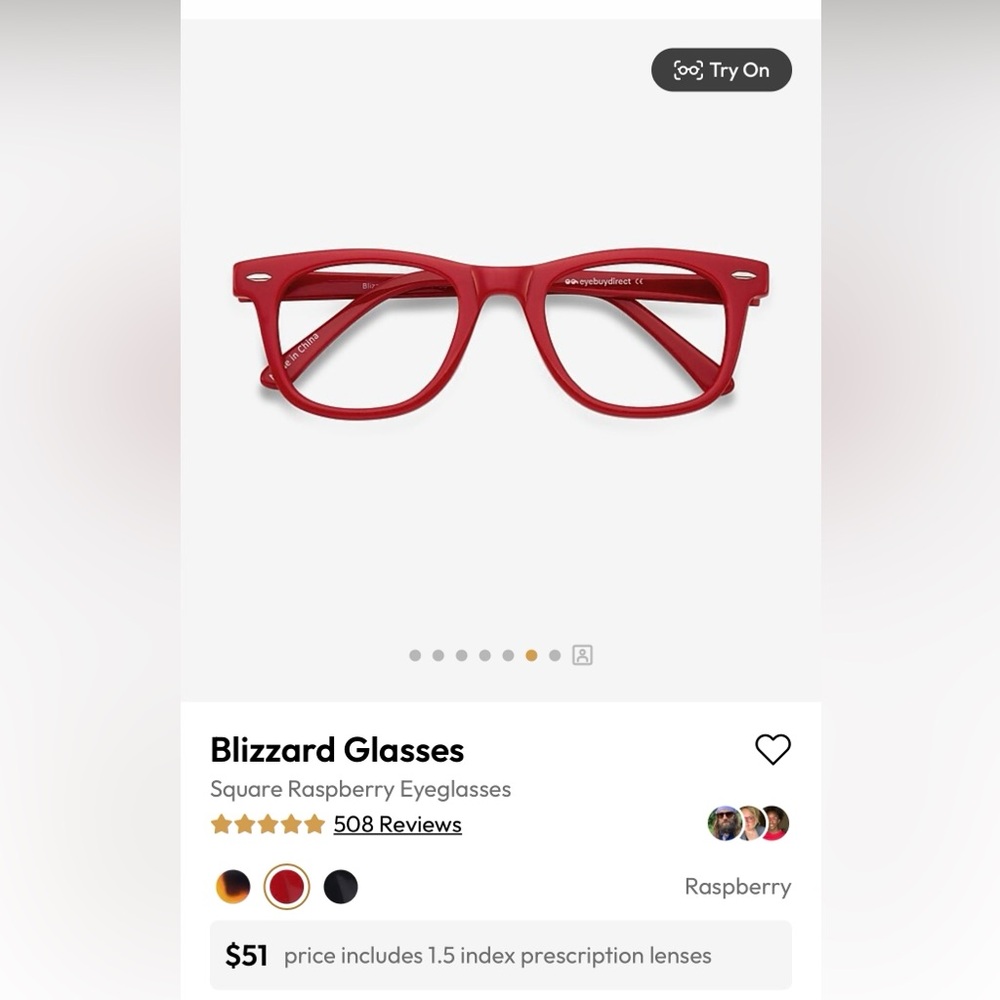 Eyebuydirect ‘Blizzard’ Blue Light Glasses